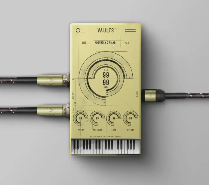Absurdly Quiet Piano plugin interface