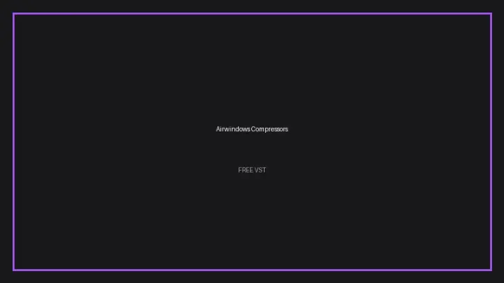 Airwindows Compressors plugin interface