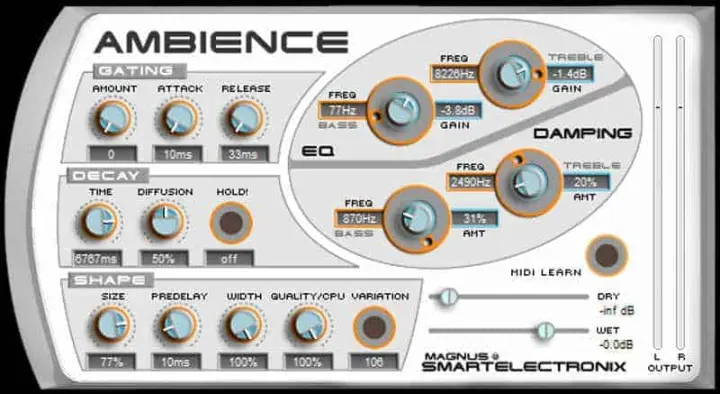 Ambience plugin interface