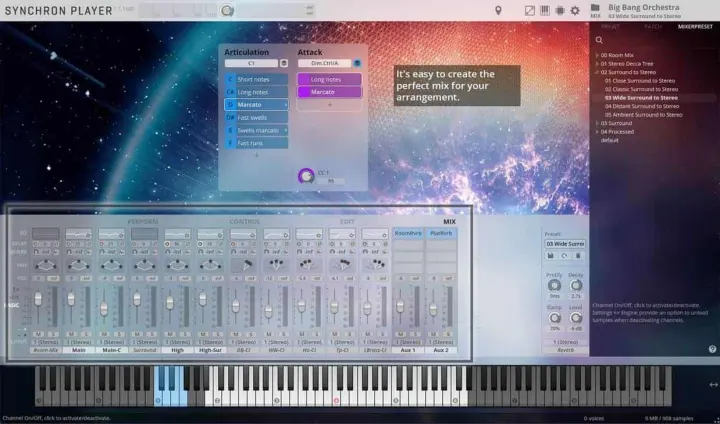Big Bang Orchestra plugin interface
