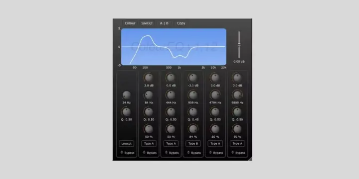 ColourEQ plugin interface