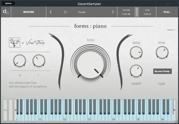 Decent Sampler + Pianobook artwork