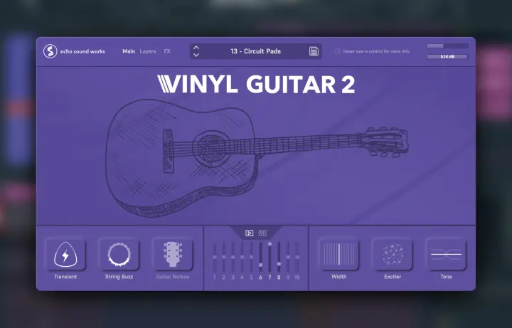 Echo Sound Works Vinyl Guitar 2 artwork