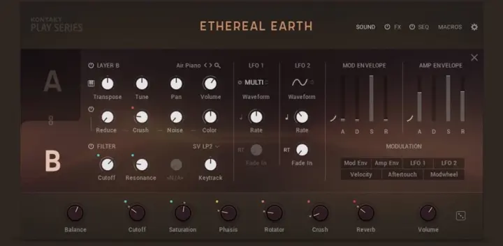 Ethereal Earth plugin interface