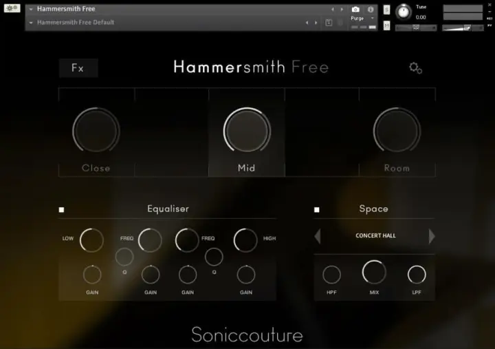 Hammersmith Free plugin interface