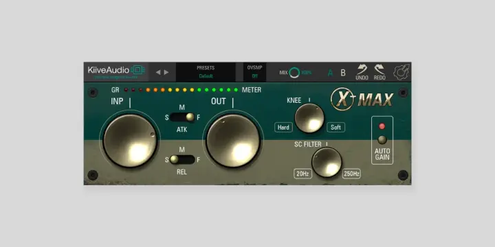 Kiive Audio XTMax plugin interface