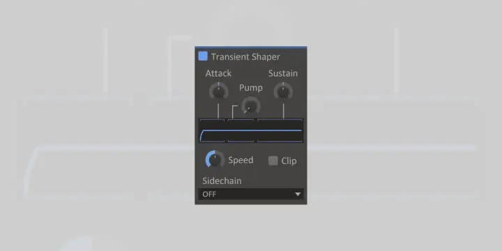 Kilohearts Transient Shaper plugin interface