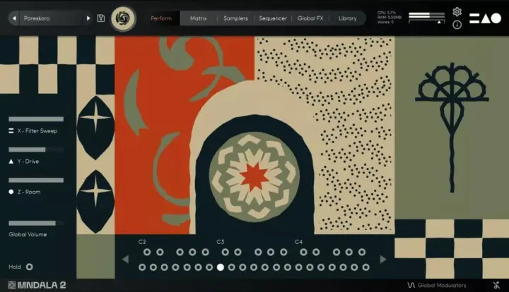 Klavir plugin interface