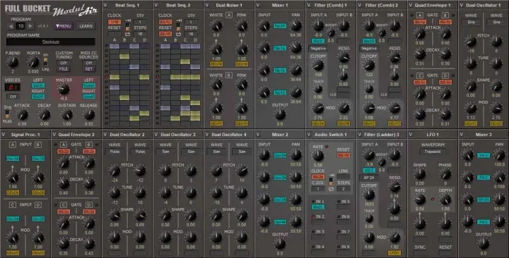 ModulAir plugin interface