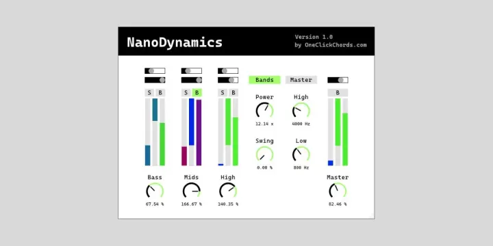 Nano Dynamics plugin interface