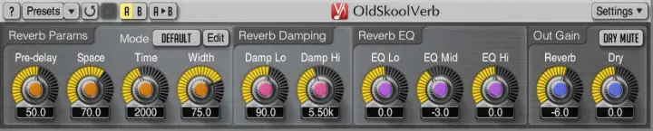 OldSkoolVerb artwork