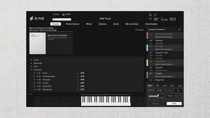 Orchestral Tools SINE Player artwork