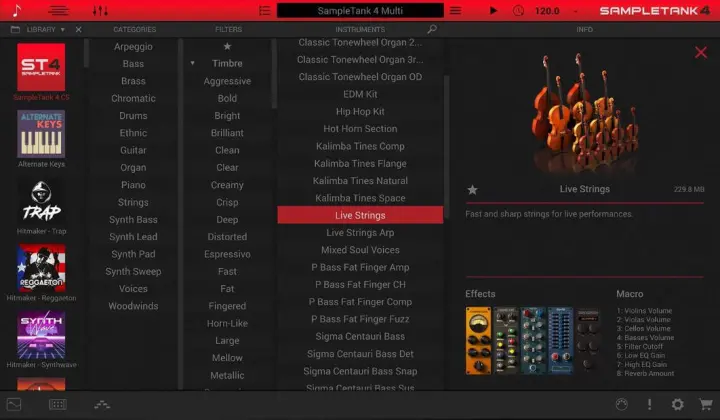 SampleTank 4 CS plugin interface