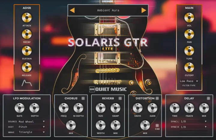 Solaris GTR Lite plugin interface