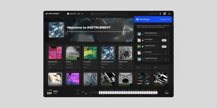 Splice INSTRUMENT plugin interface