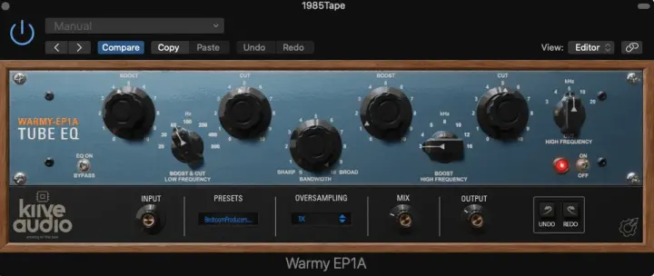 Warmy EP1A Tube EQ V2 artwork